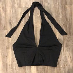 Abercrombie satin halter top